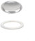 Bulevisiter Sello de filtro y junta de café expreso, sellos de silicona para olla Moka italiana de acero inoxidable, 12 tazas + tamiz