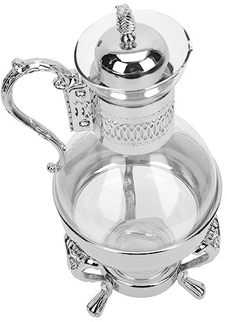 Angoily Jarra De Café De Vidrio Cafetera Jarra De Estilo Europeo Tetera Calentable Para Hogar