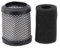 Filtre d'échappement post-moteur de rechange pour aspirateurs Hoover H-Free 100 Series T116, lot d'éponges de filtre d'échappement post-moteur (1)