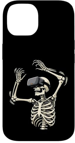 Halloween Skelett VR Headset Kostüm Hülle für iPhone 14
