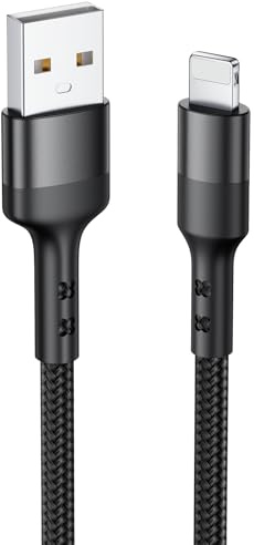 OBNIARAI iPhone Charger 3M, MFi Certified Lightning Cable Fast Charging Braided Long iPhone Charger Cable Fast Charge USB Charging Lead for iPhone 14 13 12 11 Pro Max XS XR X 8 7 6 6s Plus SE, iPad