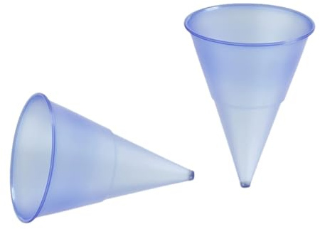 PAPSTAR 2000 Spitzbecher, PP 115 ml Ø 7,03 cm 9,5 cm blau