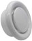 Kair Plastic Round Ceiling Vent 125mm - 5 inch Diffuser/Extract Valve with Retaining Ring