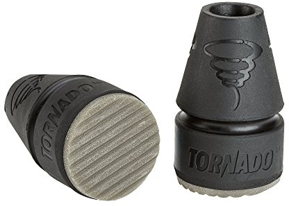 Thomas Fetterman Tornado Rain Canna & Stampella Tips, per alberi da 3/4 a 1 pollici, nero, coppia