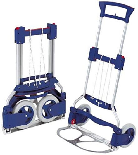 RuXXac Cart Business L von Braucke - Tragkraft 125 kg - Schaufelmaß 49 x 25 cm - Blau - Klappbar - Kunststoff - Geschäftswagen - Transportwagen