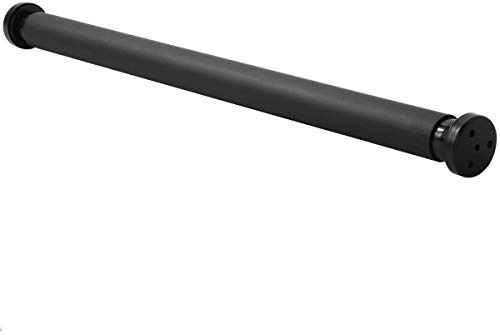 GORILLA SPORTS® Klimmzugstange für Türrahmen, 63–98 cm, bis 100 kg | Stufenlos verstellbare Stahlstange mit EVA-Schaumstoffgriffen für Rücken, Arme, Bauch und Schultern; Pull Up Bar, Türreck