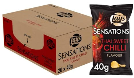 Lay's sensations thai sweet chilli 40 gr | 20x | Gesamtgewicht 800 gr