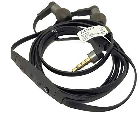 Sony Stereo Headset MH1C - Schwarz - Kopfhörer Freisprtecheinrichtung kompatibel mit verschiedenen Modellen