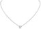 Suplight 925er Silber Damen Initiale Schmuck platiniert 3D Buchstabe W Anhänger Halskette Minimalistische Schlüssebein Kette 40+5cm für Frauen Mädchen Geschenk für Jahrestag Geburtstag