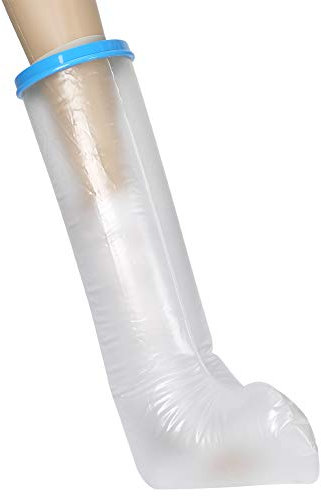Protector de Escayola Pierna Impermeable, Adulto Funda Protector Impermeable para Bañarse, Protector Yeso Ducha Protector Escayola Baño Protección