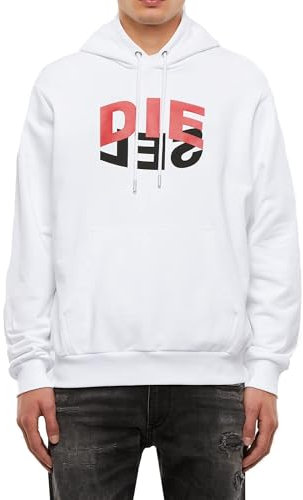 Diesel Felpa cotone Uomo cod.A00810 WHITE SIZE:XL