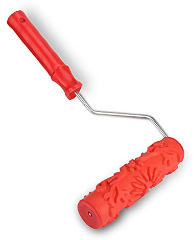 Agatige Rouleau de Peinture en Relief Motif Peau de Crocodile avec poignée, Rouleaux de Peinture en Relief 3D de 7,48 Pouces pour la Maison, décoration de la Maison, décoration de Club