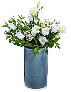 SÄNGER | Vase und Weinkühler Darwin aus Steingut, Handmade, einzigartiges Design, Dekovase für Blumen 1,1 L | Premium Collection