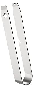 Knister Grillzange Edelstahl - Lange Küchenzange mit integriertem Flaschenöffner, Grill Zubehör, Grillbesteck, Zange zum kochen (22cm lang)