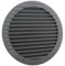 Griglia di ventilazione grigia per l'aerazione degli insetti, rotonda, griglia di scarico, ventilazione posteriore, Ø 150 mm