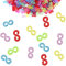 200 pezzi Bands S Clip Colorato S Clip S-Clips Chiusure Braccialetti Ganci per Braccialetti Kit Braccialetti Fai da Te Elastici per Collane con Bracciale Intrecciate