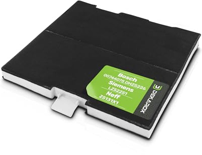 DEKAROX Aktivkohlefilter Filter 238x220mm rechteckig für Bosch 00744075 744075 DHZ5226 Siemens LZ52251 Neff Z5131X1 für Dunstabzugshaube mit Umlufbetrieb