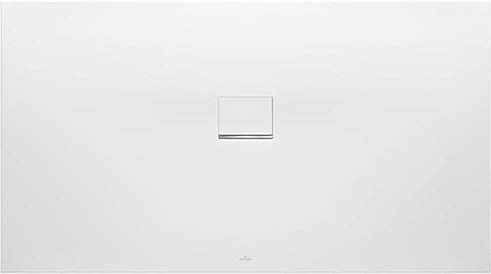 Villeroy & Boch Quaryl Duschwanne Squaro Infinity UDQ9080SQI2V 900x800mm Standardmodelle, universal einbaubar, Colorline, UDQ9080SQI2V-1S, Farbe: Anthracite