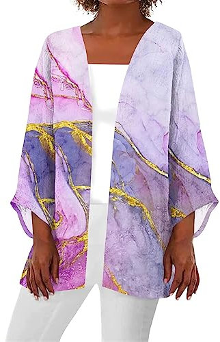 Damen Strickjacke Halloween Boleros Für Damen Strickjacke Damen Schwarz Schulterjacke Top Dünne Strickjacke Damen Strickjacken Mit Tasche Leichte Strickjacke Damen Sommer(5-Purple,5XL)