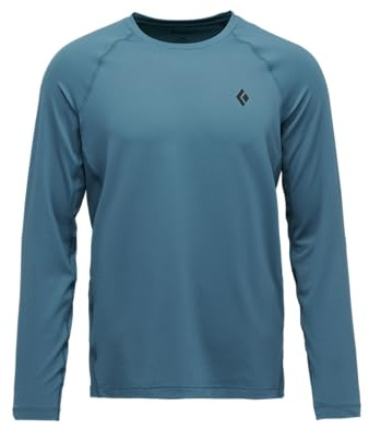 Black Diamond Alpenglow Langarm-Pullover für Herren, Creek Blue, Medium