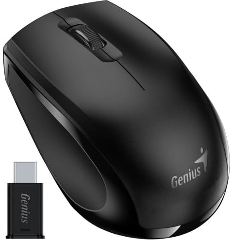 Genius WIR. NX-8006S Type-C Silent MIT Type C Receiver SCHWARZ