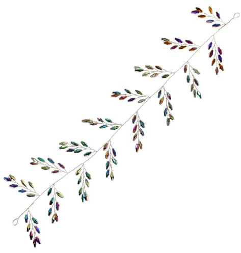 FAIRYGATE Headbands for Women's Hair Gold Leaf Headband Gold Hairband Marry Head Flower jewelry for Women and girls Valentine's Day Christmas 4623