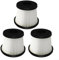 Drhomeam Vakuumfilter, Set mit 3 Stück, wiederverwendbar für SilverCrest Shazb 6 B2 Staubsauger