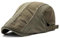 JFAN Schirmmützen Für Herren Einstellbar Newsboy Flat Cap Barrett MüTze Herren Schiebermütze Peaky Blinders(Grün,Einheitsgröße)