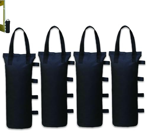 Pesos para Carpas, 4 Piezas Saco de Arena de Pesas para Exteriores, Bolsas de Arena, Saco de Arena para Tiendas 800D Oxford, Peso Pergola, para Pabellones, Pabellones Plegables, Tiendas de Campaña