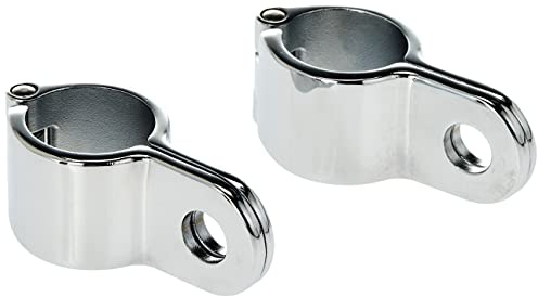 Kuryakyn 1000 Motorcycle Accessory: Magnum Quick Clamps for 1-1/4 Engine Guards or Tubing, Chrome, 1 Pair