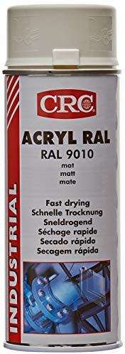 RC2 Corporation CRC 31066-AA - ACRYLIC PAINT. Pintura acrílica alto brico. Secado rápido. RAL 9010 blanco mate 455 ml