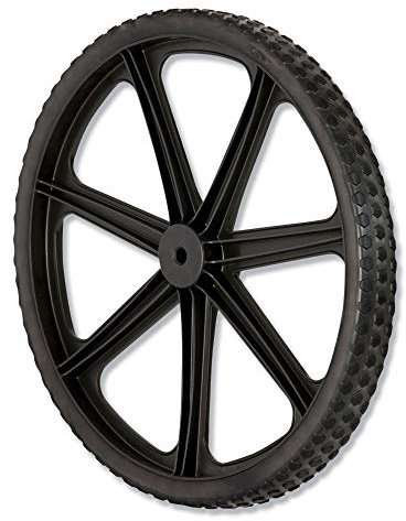 Rubbermaid Commercial M1564200 Big Cart Replacement Wheel, Black