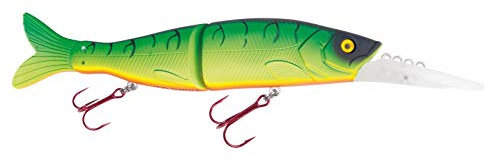 Jackson Wobbler Profi Hecht Angeln Köder - Real Dive 150mm 45g Firetiger. Angelköder Hechtangeln.. Angelköder Hechtwobbler. Hardbait und Twitchbait. Hechtkiller. Top Hechtköder