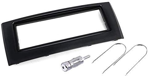 Sound Way Kit Montaggio Autoradio, Mascherina 1 DIN, Adattatore Antenna, Chiavi di Smontaggio Compatibile con Fiat Grande Punto