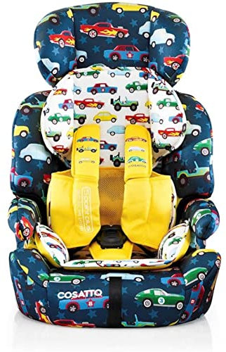 Cosatto Zoomi Car Seat - Group 1 2 3, 9-36 kg, 9 Months-12 Years, Side Impact Protection, Forward Facing (Rev Up)
