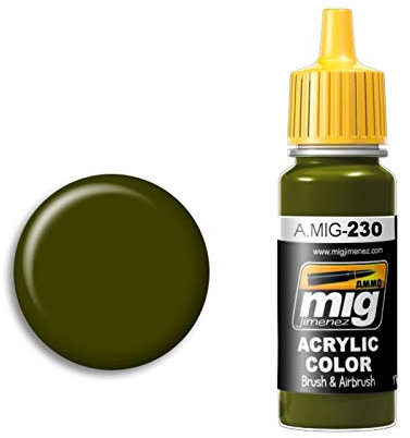 AMMO MIG-0230 Rlm 82 Camo Green Acrylfarben (17 ml), mehrfarbig