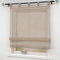 Joyswahl Raffrollo Voile Raffgardinen mit Schlaufen Sophia Schlaufenrollo BxH 80x140cm Braun 1er Pack