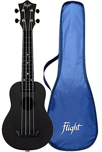 TUS35E ABS Sopran-Reise-Elektro-Ukulele – Schwarz