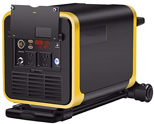 ZXCVBNAS 1886Wh Portable Generator Rechargeable Lithium Battery Pack Generator, 12V Car, USB Output Off-grid Power Supply for Backup Camping Emergency