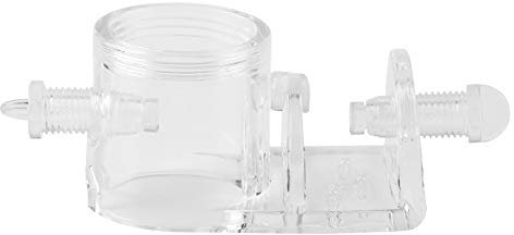 Aquarium Acrylic Hose Clip, Fish Tank Acrylic Tube Holder Clamp for 22mm Dia Water Pipe Tube Fixture Holder Fixing Clip