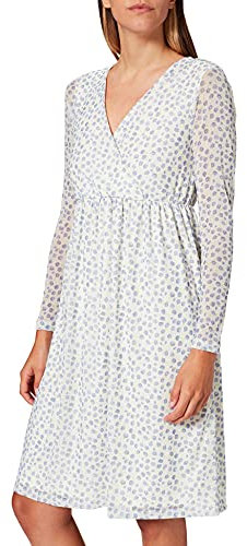 NA-KD Vestido de Malla reciclada, Flores Acuarela, 44 para Mujer