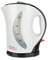 Kitchen Perfected 2000W 1.7L Electric Cordless Kettle - Dual Water Level Windows & Cup Indicators - Washable Filter - On/Off Indicator Light -Automatic Safety Shut-Off - E1524WI - Cream/Black