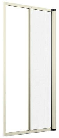 Zanzariera a Rullo Riducibile Laterale per Portefinestre in kit fai da te Vari Colori (160 x 250, Avorio)