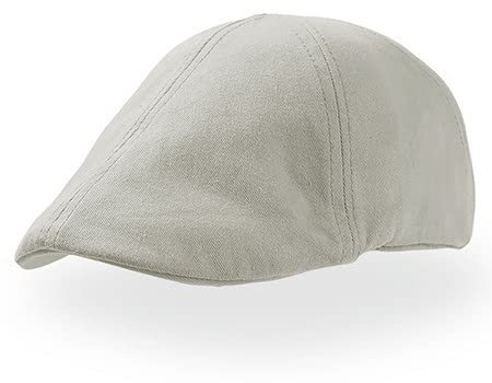 Hats of London Gatsby Street Flat Cap 100% Chino Baumwolle Erwachsene Unisex, stone, Einheitsgröße