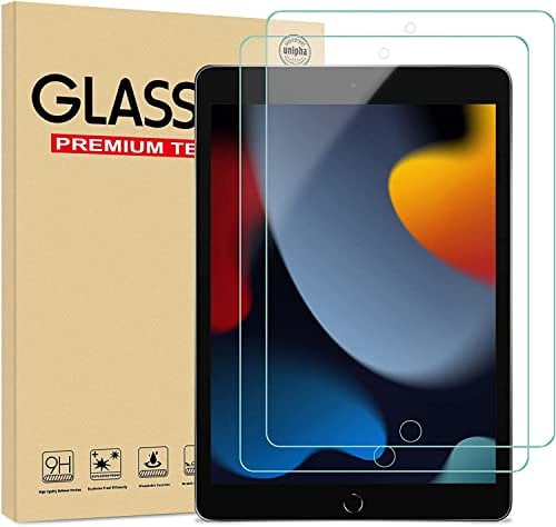 2 Pack Screen Protector - iPad 10.2 8th/9th Gen Tempered Glass Anti Scratch Film