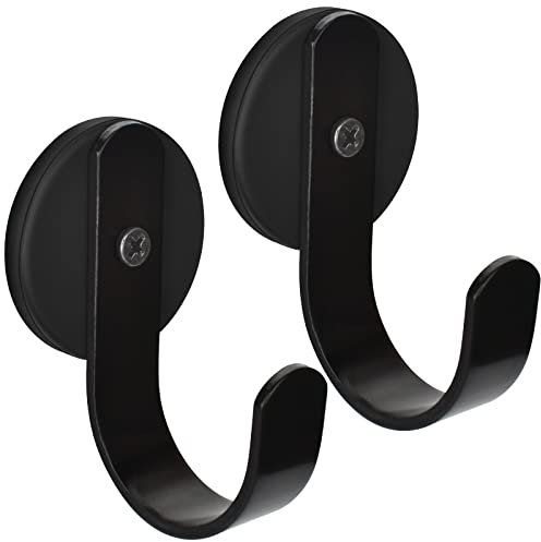 AccEncyc Confezione da 2 ganci magnetici per ghirlande, per porte d'ingresso, ganci per ghirlande di Natale, decorazioni per feste e vacanze, per porte in metallo e frigorifero