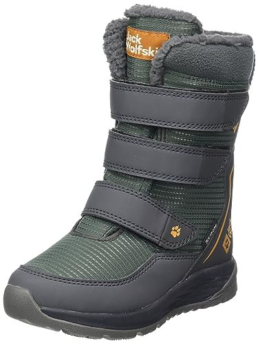 Jack Wolfskin Unisex Kinder Polar Boot Texapore High Vc K Schneestiefel, Slate Green, 27 EU