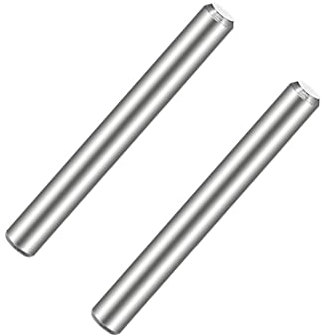 PATIKIL 3x30mm(Circa 1/8) Tassello Perno, 25pz 304 Inox Acciaio Cilindrica Perno,Spina Centraggio Perno di Supporto in Metallo
