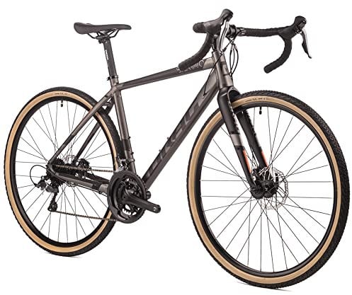 Airtracks 28 Zoll Herren Gravel Bike STERRATO 3.0 Fahrrad 2 x 8 Gang Claris RD-R2000 8-Fach (52cm (Körpergröße 162-177cm))