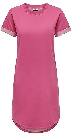 JdY Damen Jdyivy S/S Dress JRS Noos Kleid, Ibis Rose, L EU